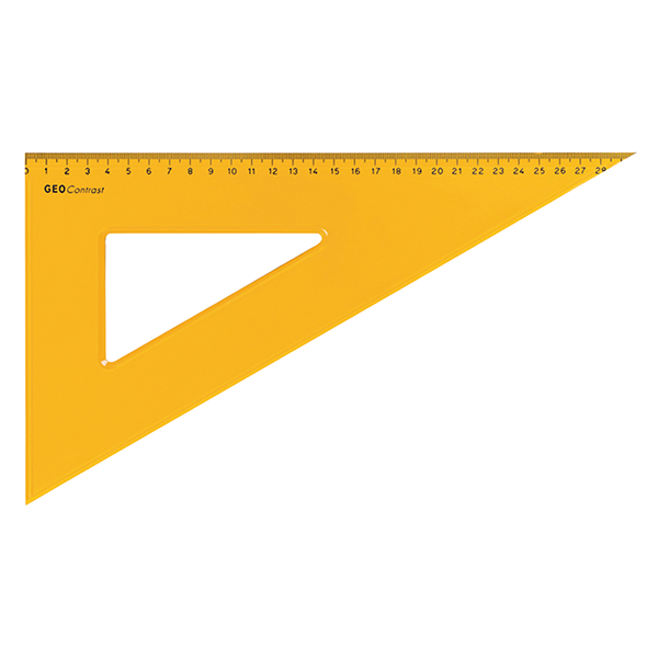 Vonalzó ARISTO Geo College műanyag 60 fokos 25-30 cm