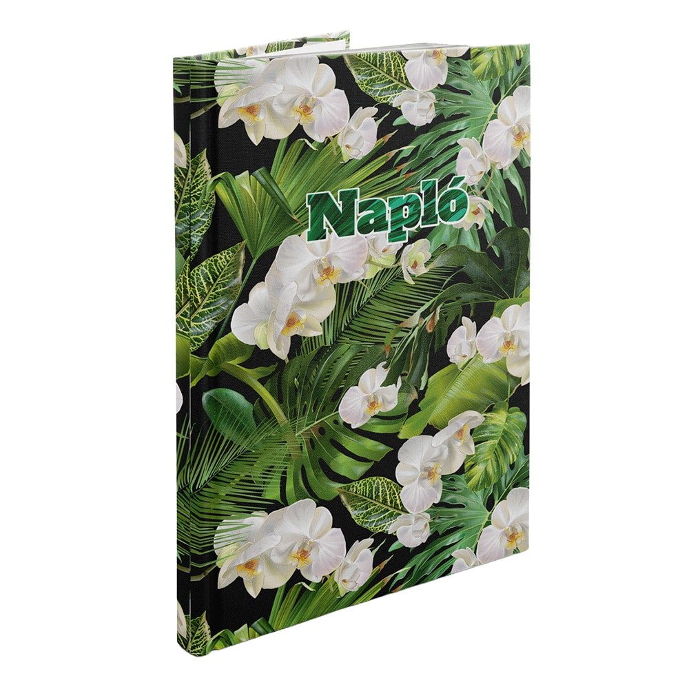 Tárgyalási napló REALSYSTEM Picture B/5 fehér lapos magnólia
