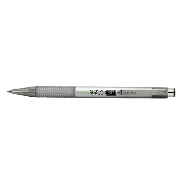 Golyóstoll ZEBRA F-301A 0,7 mm ezüst