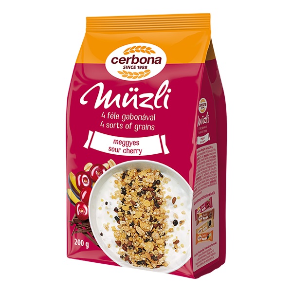 Müzli CERBONA meggyes 200g