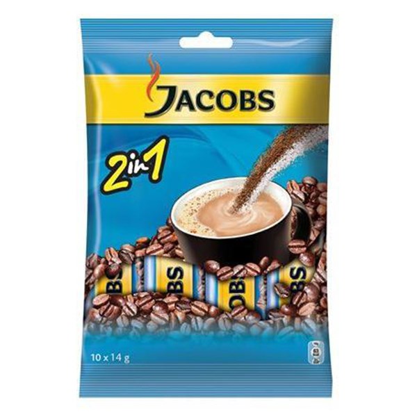 Kávé instant JACOBS 2in1 10x12,4 g