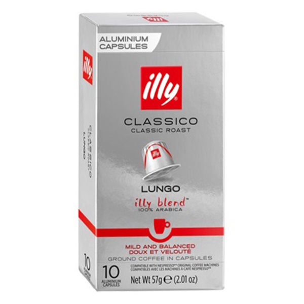 Kávékapszula ILLY Nespresso Lungo Classic 10 kapszula/doboz