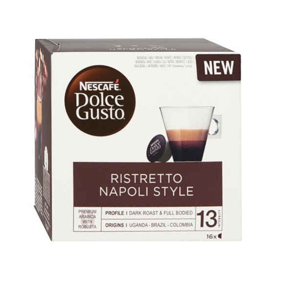 Kávékapszula NESCAFE Dolce Gusto Ristretto Napoli 16 kapszula/doboz