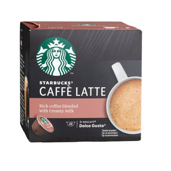 Kávékapszula STARBUCKS by Nescafe Caffé Latte 12 kapszula/doboz