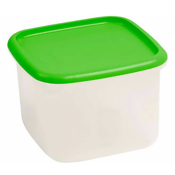 Ételtartó doboz CURVER Lux négyszög műanyag 1,75L zöld