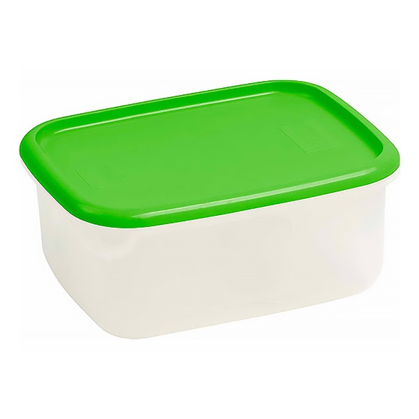 Ételtartó doboz CURVER Lux négyszög műanyag 3,2L zöld