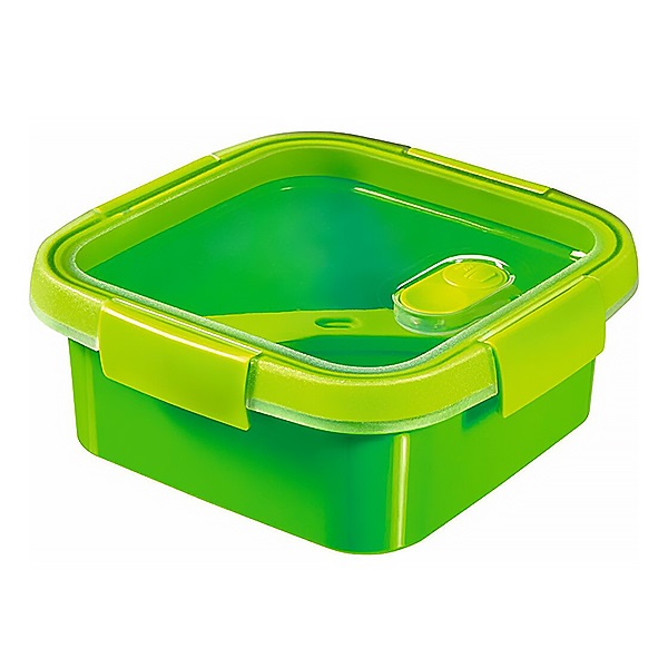 Ételtartó doboz CURVER Smart To Go szögletes műanyag 0,9L zöld