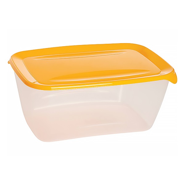 Ételtartó doboz CURVER Fresh&Go tégla műanyag 5L sárga