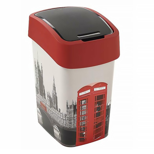 Szemetes billenő fedeles CURVER Pacific Flip Bin 25L london