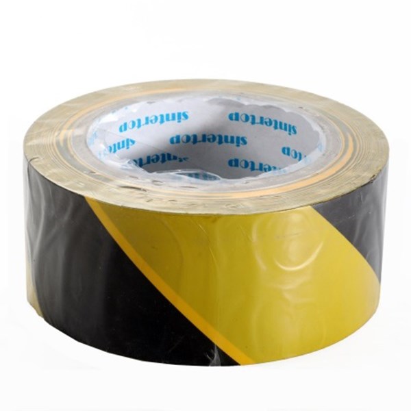 Jelzőszalag SINTERTOP 50 mm x 33 m öntapadós sárga-fekete