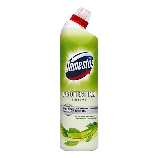 Fertőtlenítő DOMESTOS Protection 0% klór Pine & Sage 700ml