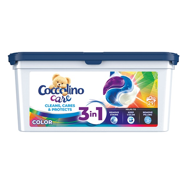 Mosókapszula COCCOLINO Care Color 29 db