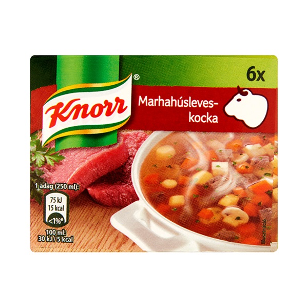 Ételízesítő KNORR Marhahúsleves-kocka 60g