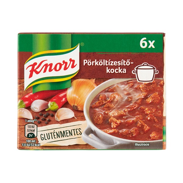 Ételízesítő KNORR Pörköltízesítő-kocka 60g