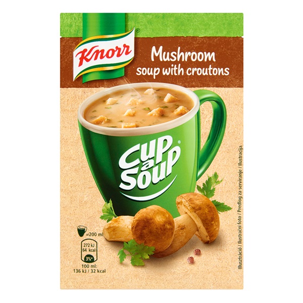 Instant KNORR Vargányakrémleves 15g