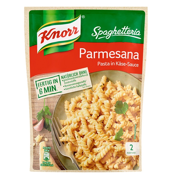 Instant KNORR Spaghetteria tészta parmezános szószban 163g