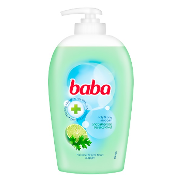 Folyékony szappan utántöltő BABA antibakteriális Lime 500ml