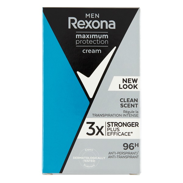 Izzadásgátló krémdeo férfi REXONA Maximum Protection Clean Scent 45ml
