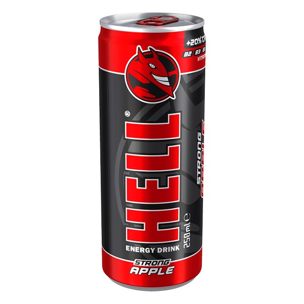 Energiaital HELL Apple 250ml