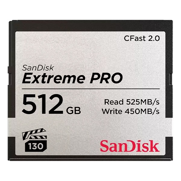 Memóriakártya SANDISK Extreme Pro CFast 2.0 512 GB