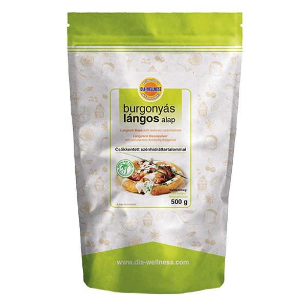 Burgonyás lángos alap DIA-WELLNESS csökkentett szénhidráttartalommal 500g