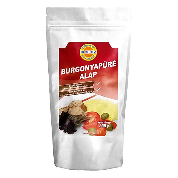 Burgonyapüré DIA-WELLNESS csökkentett szénhidráttartalommal 500g