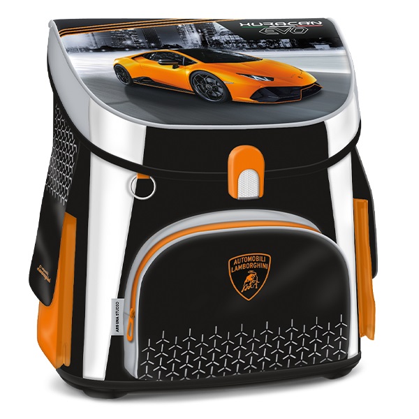 Iskolatáska ARS UNA kompakt easy ergonómikus mágneszáras Lamborghini narancssárga