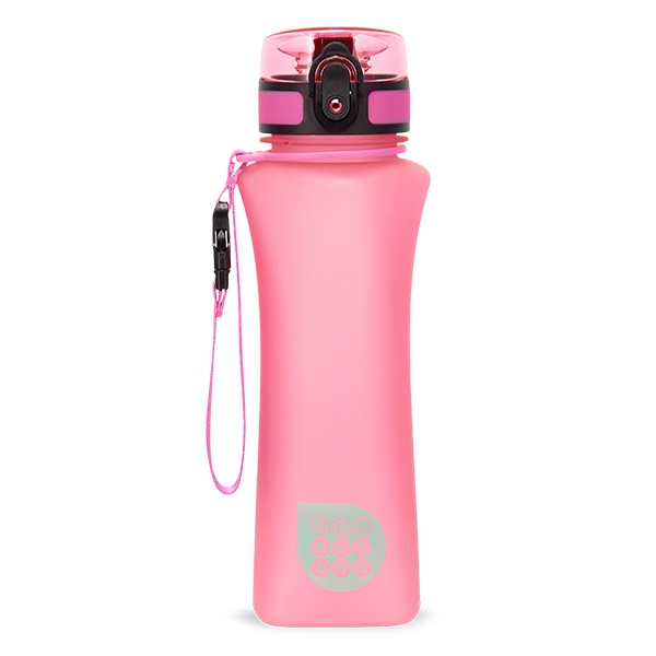 Kulacs ARS UNA műanyag matt BPA-mentes 500 ml light pink