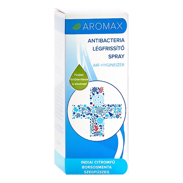 Légfrissítő spray AROMAX Antibacteria Indiai-Borsmenta-Szegfűszeg 20ml