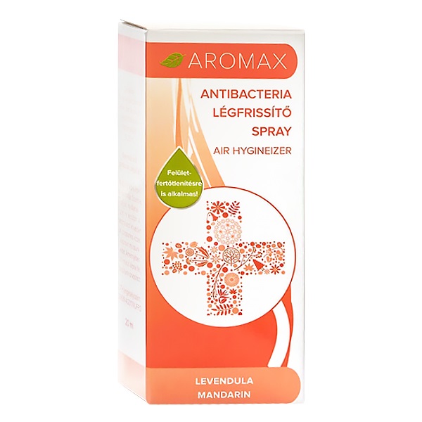 Légfrissítő spray AROMAX Antibacteria Mandarin-Levendula 20ml