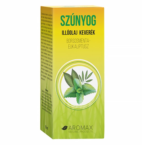 Szúnyogriasztó illóolajkeverék AROMAX Borsmenta-Eukaliptusz 10ml