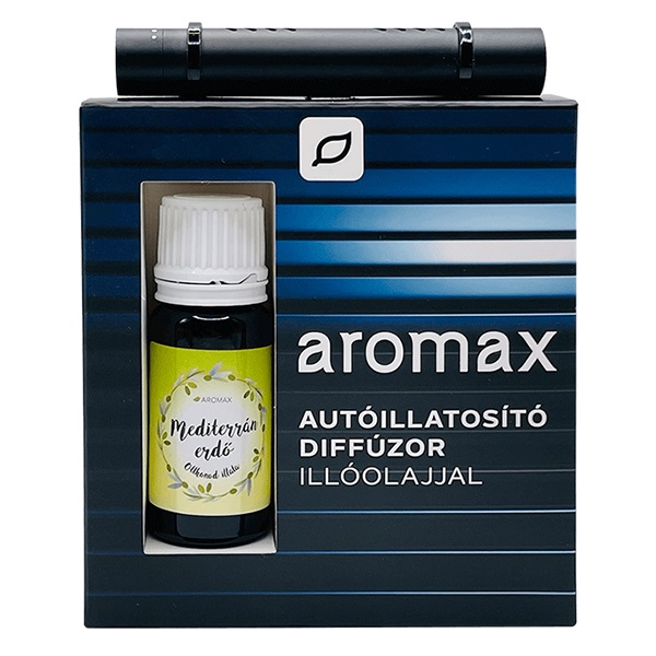 Autóillatosító diffúzor AROMAX Mediterrán erdő illóolajjal