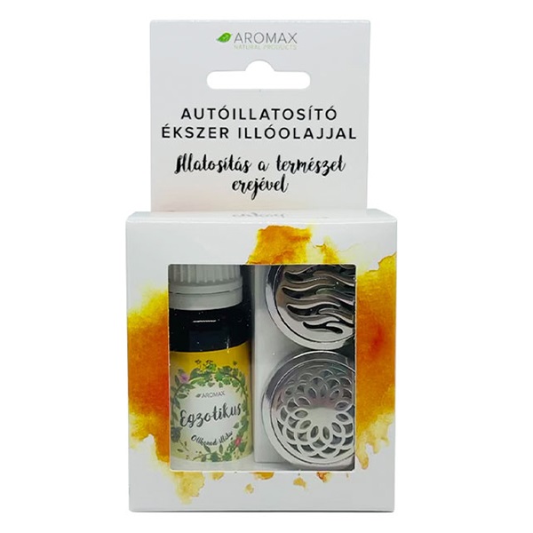 Autóillatosító ékszer AROMAX egzotikus illóolajjal 2 db/doboz