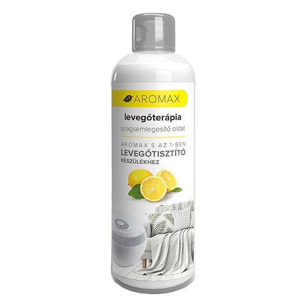 Levegőtisztító oldat AROMAX Levegőterápia szagmentesítő citrom 250ml