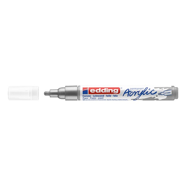 Akril marker EDDING 5100 M 2-3 mm ezüst