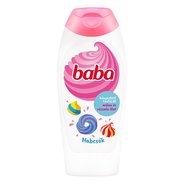 Tusfürdő BABA Habcsók málna és rózsafa 400ml