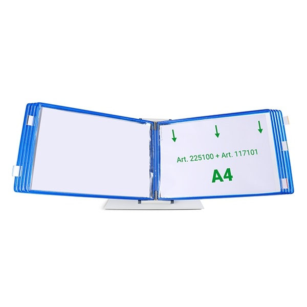Bemutatótábla TARIFOLD A/4 fekvő felül nyitott kék 10 db/doboz