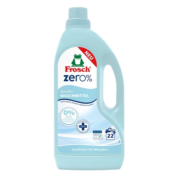 Folyékony mosószer FROSCH Zero % 1,5L