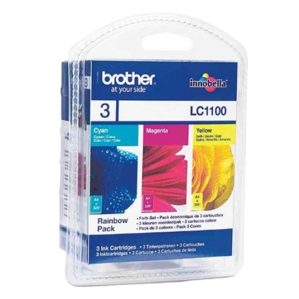 Festékpatron BROTHER LC-1100CMY Multipack (CMY) 21ml