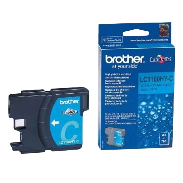 Festékpatron BROTHER LC-1100HYC kék 10ml