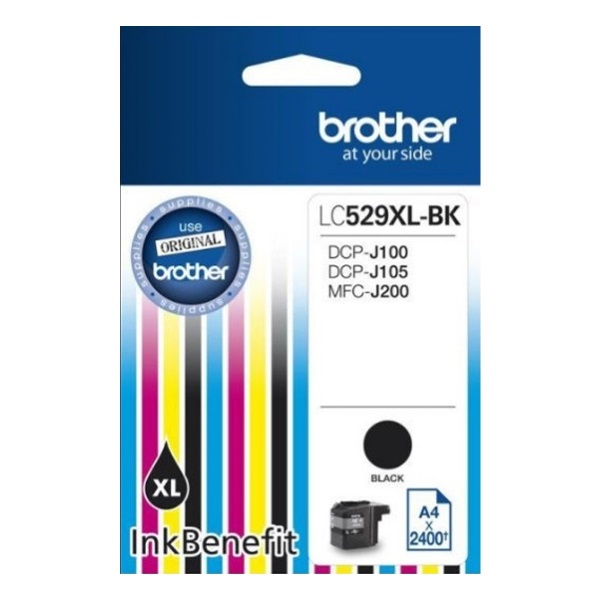 Festékpatron BROTHER LC-529XL-BK fekete
