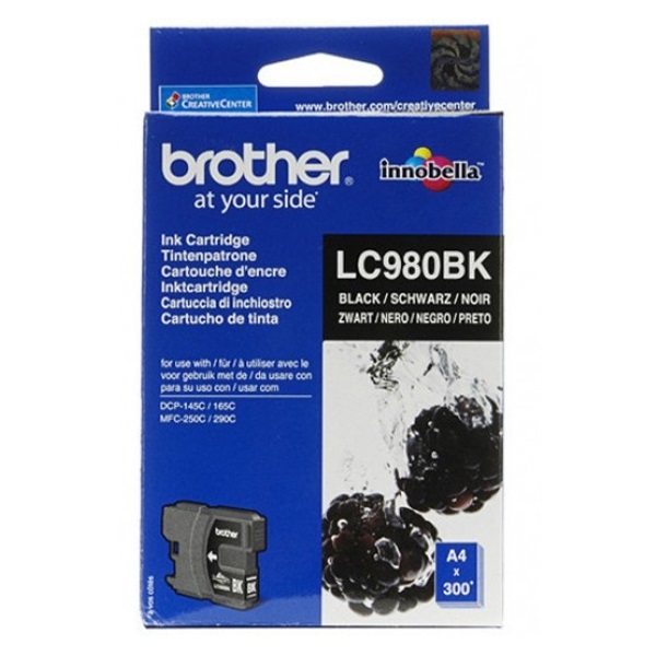 Festékpatron BROTHER LC-980BK fekete