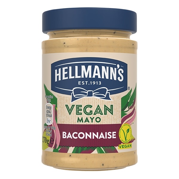 Majonéz HELLMANNS Vegán bacon 270g