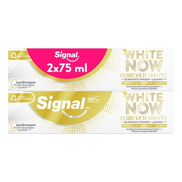 Fogkrém SIGNAL White Now Forever White Duo 75ml