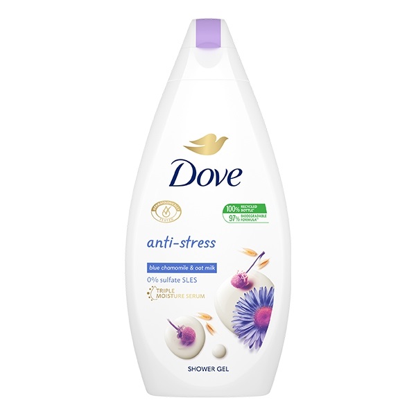 Krémtusfürdő DOVE Anti-Stress 500ml