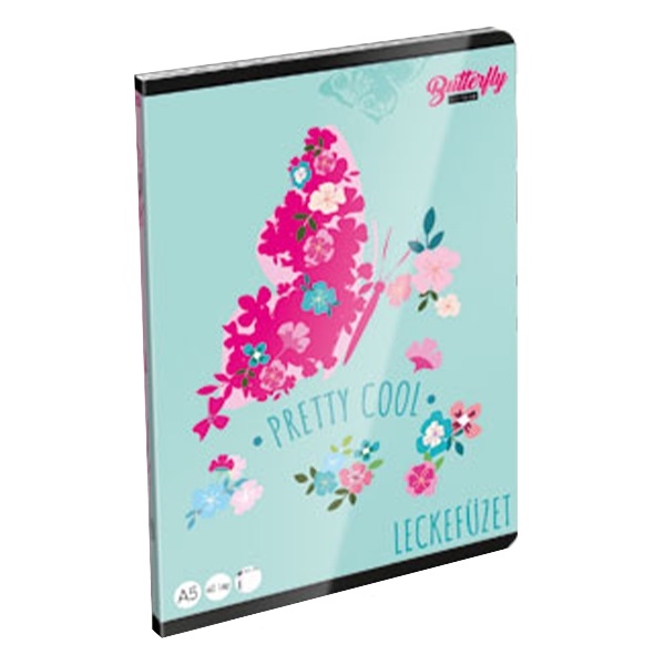 Leckefüzet LIZZY CARD A/5 32 lapos Lollipop Cute Butterfly