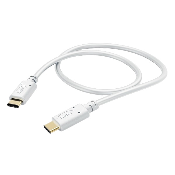 Adatkábel HAMA USB-C 1,5m fehér