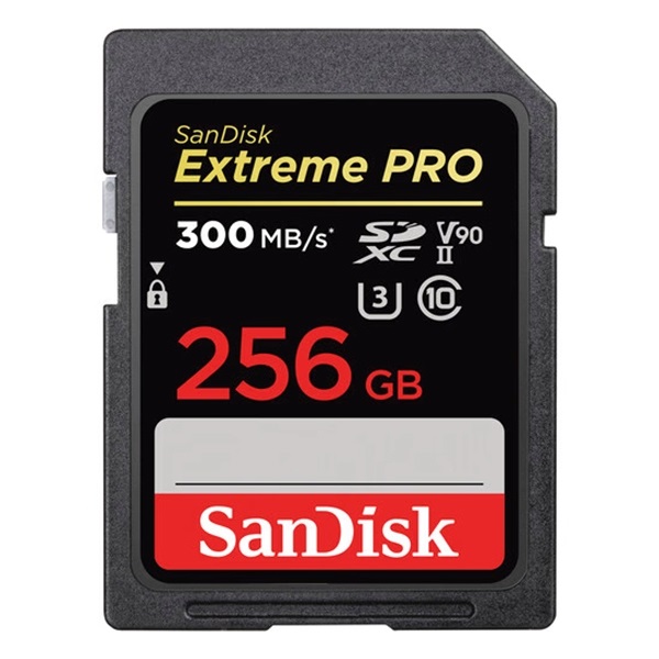 Memóriakártya SANDISK SDXC Extreme PRO U3 V90 256 GB