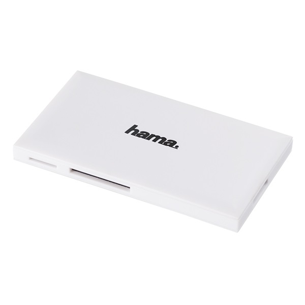 Memóriakártya olvasó HAMA Slim USB 3.0 fehér
