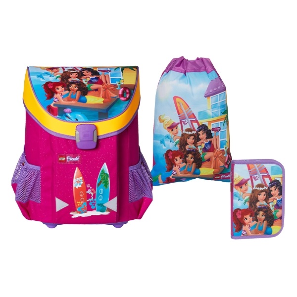 Iskolatáska szett LEGO Friends 3 részes Surf